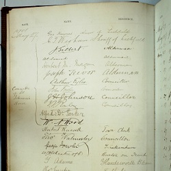 Book with signatures